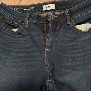 Sonoma curvy skinny jeans